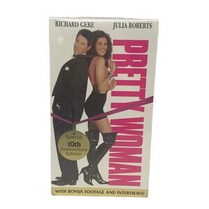 Julia Roberts - Pretty Woman 1990 Movie VHS 10th Anniversary Edition Bonus New